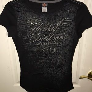 AUTHENTIC Harley Davidson Scaled Tee